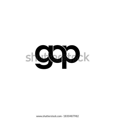 Gop Letter Original Monogram Logo Design Stock Vector (Royalty Free) 1830487982 | Shutterstock