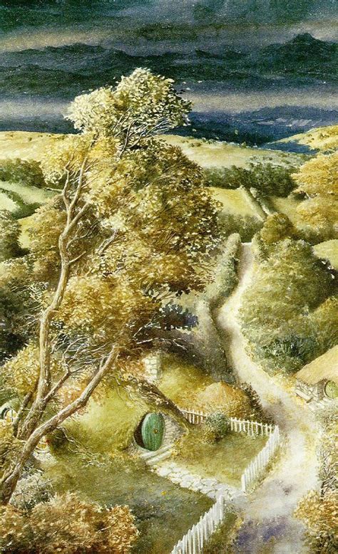 Alan Lee's Lord of the Rings Artwork / Bag End, Hobbiton, The Shire ...