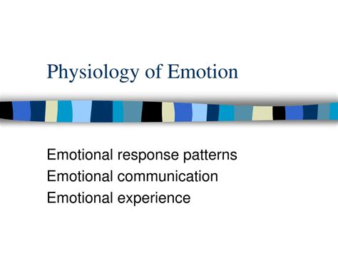 PPT - Physiology of Emotion PowerPoint Presentation - ID:175450