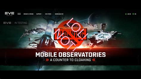 Eve online - Mobile Observatory Test - YouTube