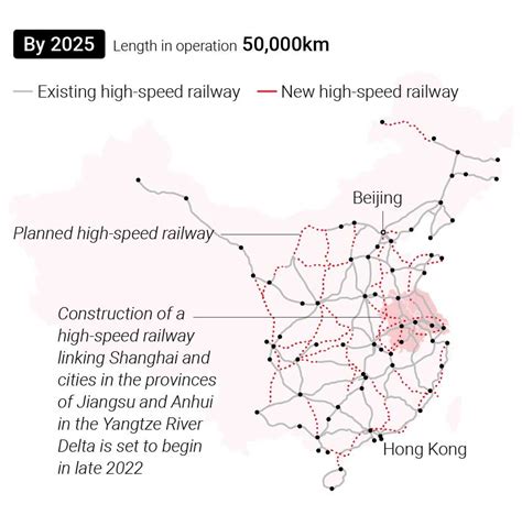 How China built the world’s largest high-speed rail network – a visual ...