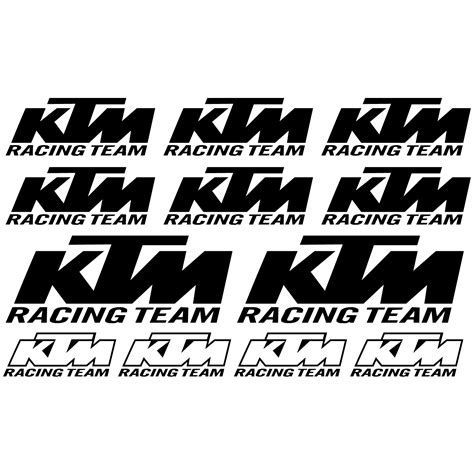 Vinilos folies : Pegatinas ktm racing team