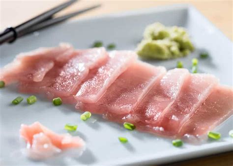 Raw Albacore Tuna Sashimi | Buy Albacore Tuna Loin Steaks | Lummi Island Wild