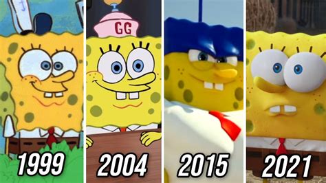 Spongebob Squarepants Evolution (1999-2021) - YouTube