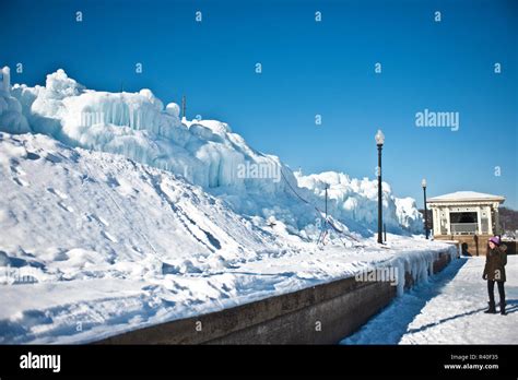 USA, Minnesota, Stillwater, Ice Castles Stock Photo - Alamy