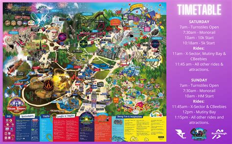 Map Of Alton Towers Theme Park