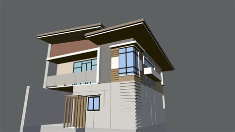 Modern House - Download Free 3D model by Mcktzy [9980908] - Sketchfab