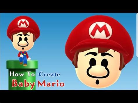 Mii Maker: How To Create Baby Mario! - YouTube