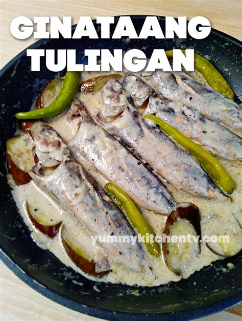 Ginataang Tulingan - Yummy Kitchen