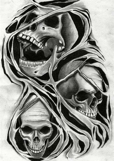 Pencil Drawings Skulls - Drawing.rjuuc.edu.np