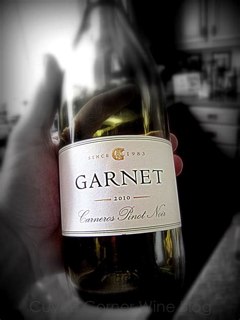 Wine of the Week: 2010 Garnet Vineyards Carneros Pinot Noir