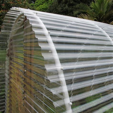 Transparent Plastic Roofing — Polycarbonate Roofing | Diy greenhouse ...