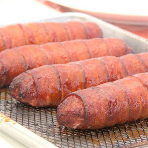 Bacon Wrapped Sausages - You Need a BBQ