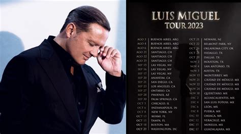 Luis Miguel anuncia nuevas fechas de "Tour 2023" en México | Zona 3 ...