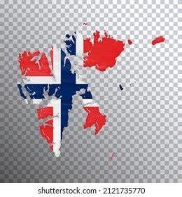 Svalbard Jan Mayen Flag Map Clipping Stock Illustration 2121735770