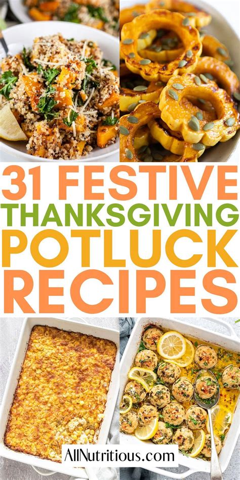 31 Easy Thanksgiving Potluck Ideas the Crowd Will Love | Thanksgiving ...