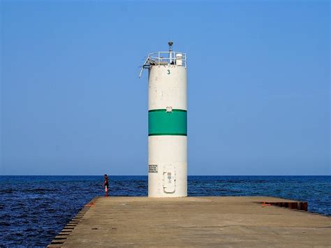 US part of Great Lakes - Southwestern Michigan / Pentwater / North Pierhead light no3 - World of ...