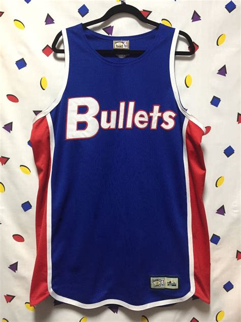 Throwback Nba Washington Bullets Basketball Jersey As-is | Boardwalk ...