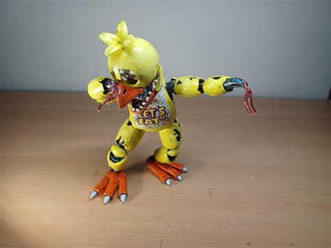 My custom withered chica action figure : r/customactionfigures