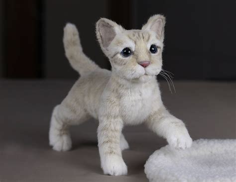 Realistic Cat Soft Sculpture, Pet Portrait by Photo, Stuffed Plush Pet ...