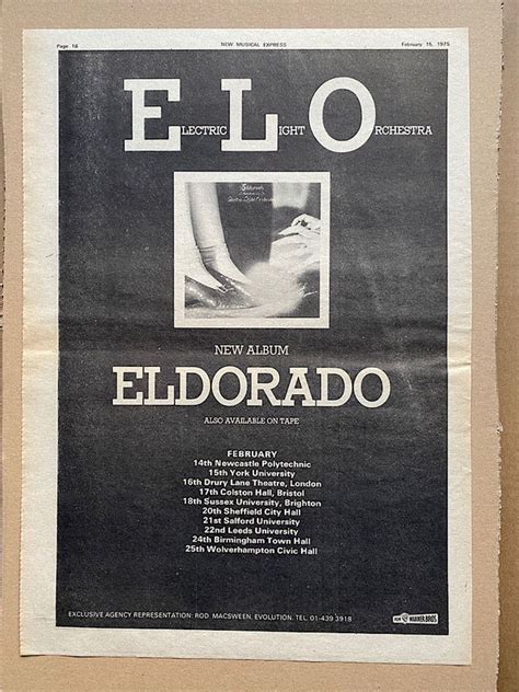 Elo Eldorado Vinyl Records and CDs For Sale | MusicStack