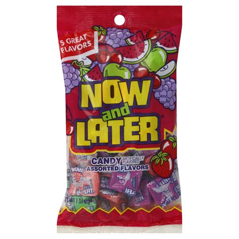 Now & Later Candy, Assorted Flavors, 7 oz (198 g) - Food & Grocery - Gum & Candy - Chewable Candy