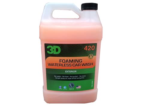 3D FOAMING WATERLESS CAR WASH - 1 GALLON - 3D PRODUCTS CANADA