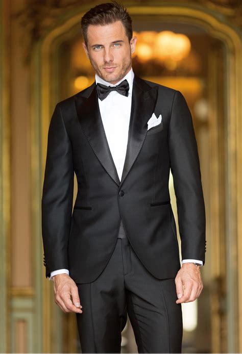 Black Tuxedo | Men's Suit and formal Dresses | Men Wedding Suit | Black suit dress, Wedding ...