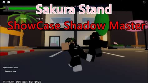 Sakura Stand:ShowCase Shadow Master - YouTube