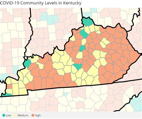 KENTUCKY HEALTH NEWS: CDC risk map shows 93% of Ky. counties with high ...