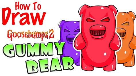 Evil Gummy Bear Drawing