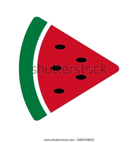 Watermelon Symbol Palestine Stock Vector (Royalty Free) 2389158033 | Shutterstock