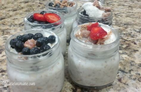 Easy Overnight Refrigerator Oatmeal - ConservaMom