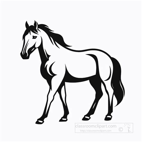 Horse Clip Art Black And White Free - Infoupdate.org