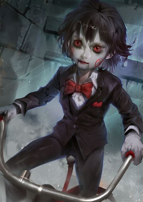 ArtStation - Jigsaw puppet, Rayden Chen | Horror movie art, Horror ...