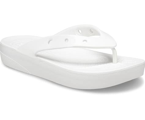 Crocs Classic Platform Flip White – Eufraimidis