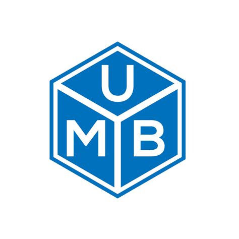 UMB letter logo design on black background. UMB creative initials letter logo concept. UMB ...