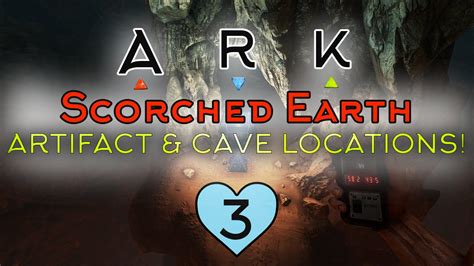 Cave and Artifact Locations | ARK SCORCHED EARTH | Where are all caves ...