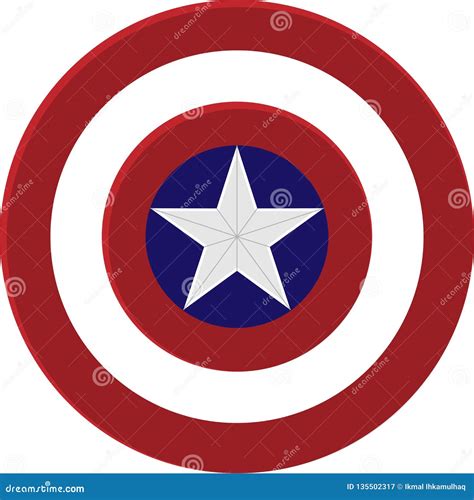 Captain America Shield editorial photography. Illustration of logo ...