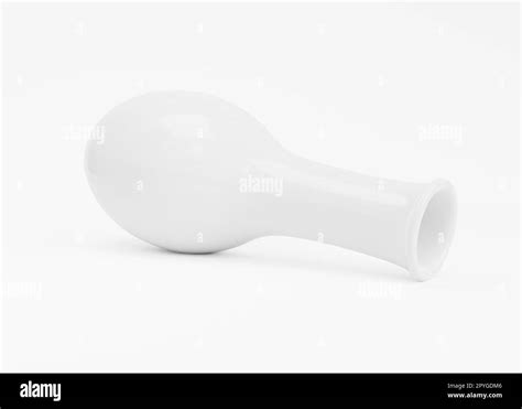 White vases isolated on white. 3d render Stock Photo - Alamy