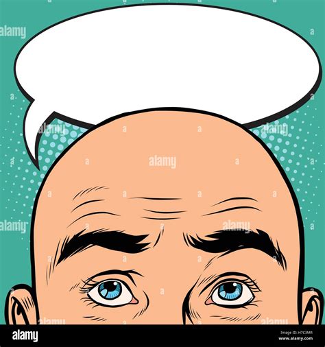 Cartoon funny bald man hi-res stock photography and images - Alamy