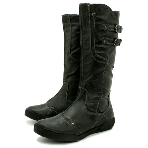 The gallery for --> Flat Black Boots