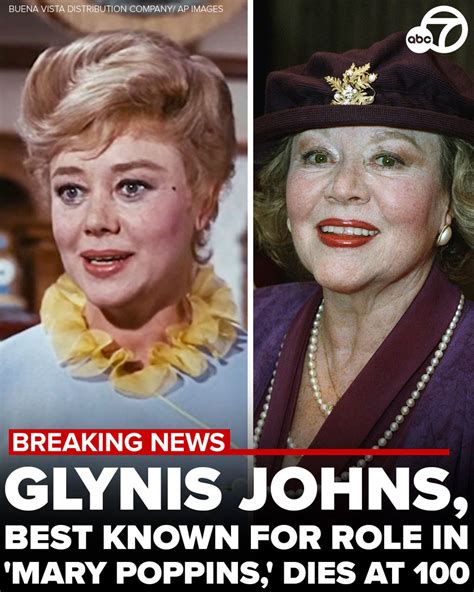 Obituary – Cause of Death : REST IN PEACE: Glynis Johns, famed Mrs ...