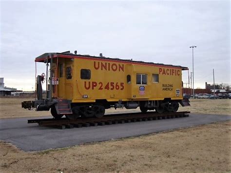 Union Pacific caboose seen at UP's North Little Rock shops… | Flickr