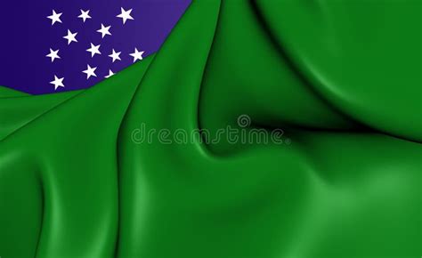 Flag of Vermont Republic stock illustration. Illustration of close ...