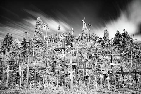 Hill of Crosses Infrared 11 Photograph by Dan Westfall - Fine Art America