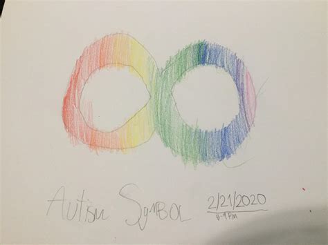 the infinity autism symbol I drew : r/autism