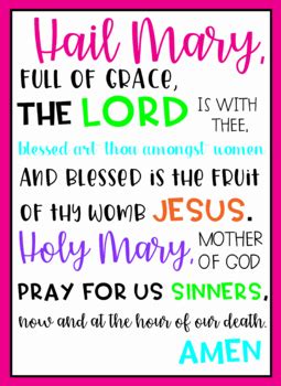 Religion Classroom Prayer Posters Bundle by Brooke Carton | TpT