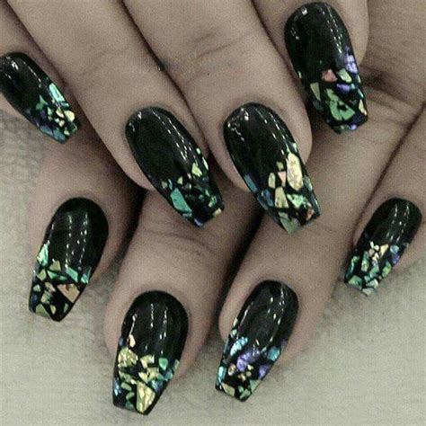 Tornasol Black Nails, Multicolour, Nail Art Designs, Instagram Posts ...