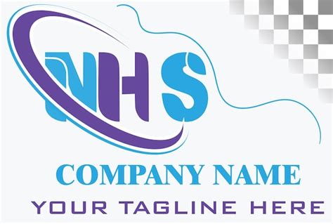 Premium Vector | NHS Letter Logo Design